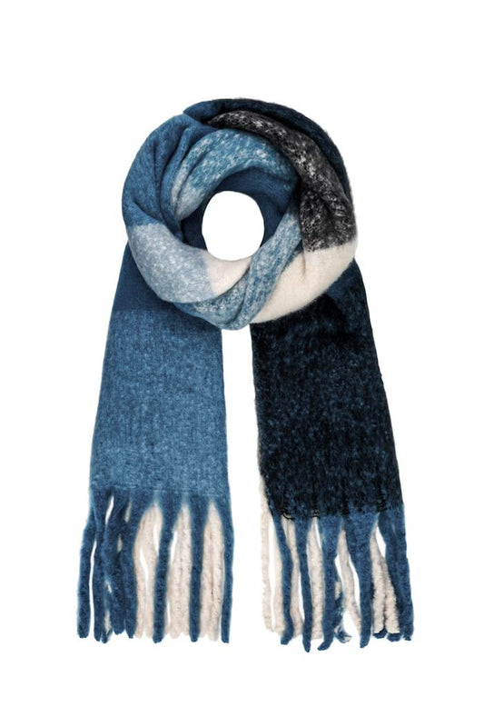 Sjaal ombre Multi blauw